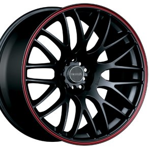 TENZO M RED / Black 2 ea 8.5x19 ET 20 + 2 EA 10X19 5X114 ET 22  - 5X114.3 ( 4 WHEELS ) NEW MUSTANG