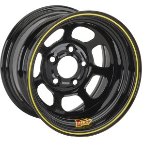 AERO 50 BLACK  STEEL  - 2 EA 7x15 + 2 EA 8x15 -  4x101.6  BS   4