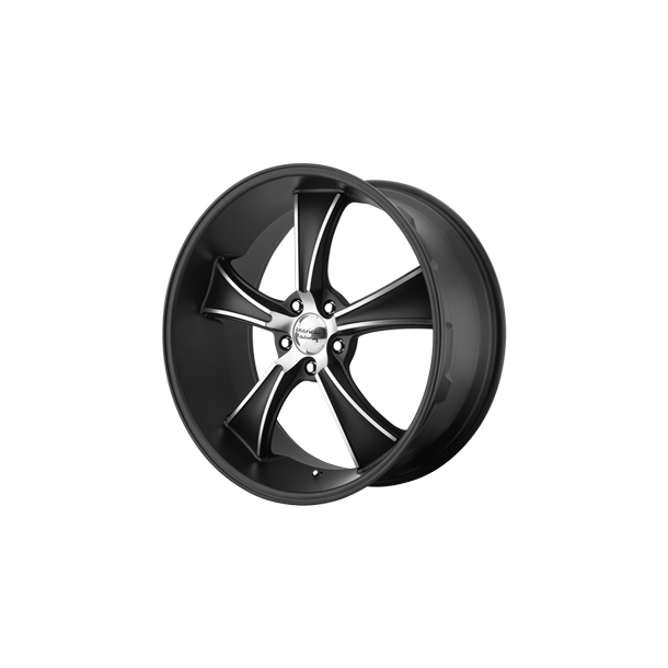 AMERICAN RACING VN805 Satin Black w/Machined  2 stk 9x22 32 72.6 + 2 stk 11x22 5x114.3 38 
