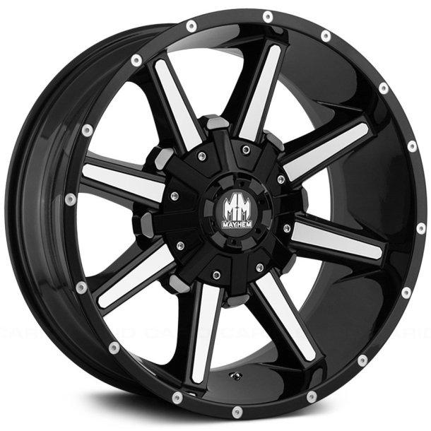 MAYHEM ARSENAL Gloss Black / Machined 9x17 5x127 ET=+18 CB 87
