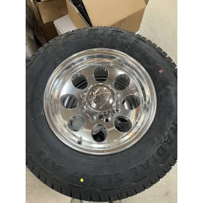 4 ea NEW Ion 171 8x16 wheels for trucks and vans 8x165,1 bolt pattern 235/75-16 Tires