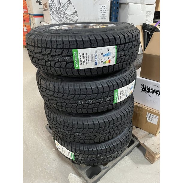 4 ea NEW Ion 171 8x16 wheels for trucks and vans 8x165,1 bolt pattern 235/75-16 Tires