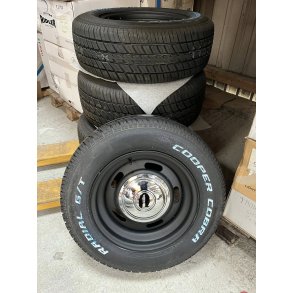 4 ea NEW Rallye steel wheels �with new tires �7+8x15 and 215/65-15 + 255/60-15 tires