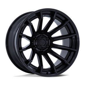 FUEL FC403 GLOSSBLACK WITH GLOSS BLACK LIP 10x22, ET -18, 6X139.7