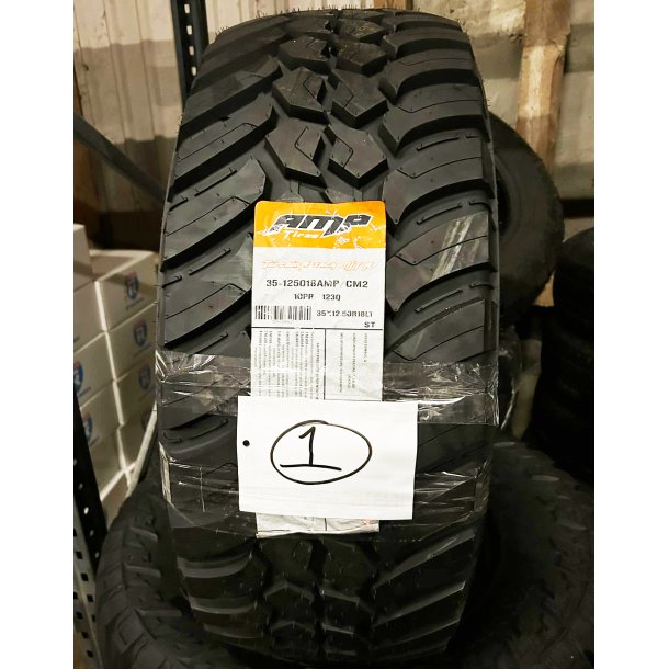 35X12.5X18 AMP M/T, 4 stk  UGE 13 - 2021