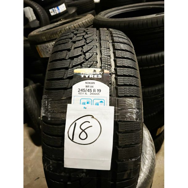 245/45-19 NOKIAN WR WINTER, 2 stk  UGE 32-2019