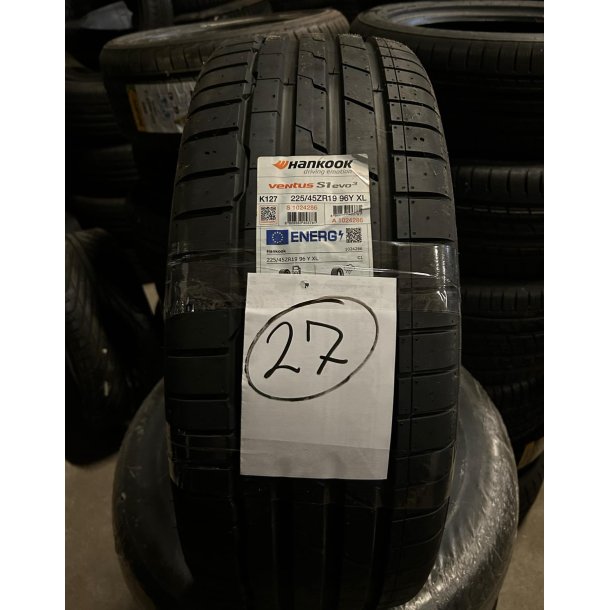 225/45-18 HANKOOK VENTUS S1 EVO 3, 2 stk  UGE 7-2022