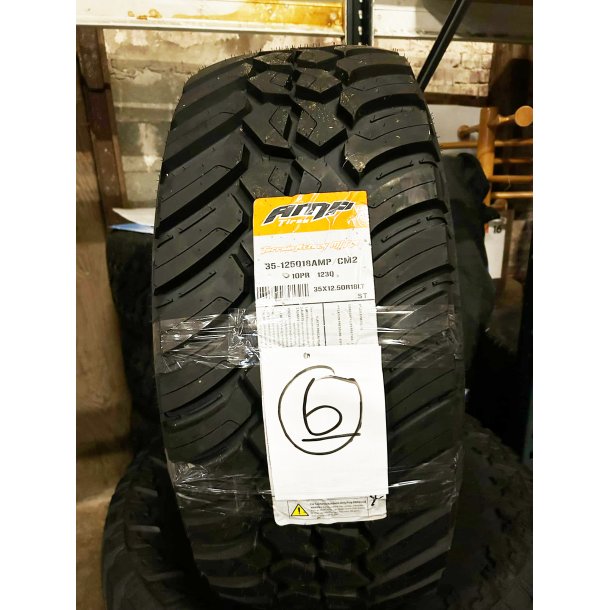 35X12.50X18 AMP M/T, 4 stk  UGE 13-2021