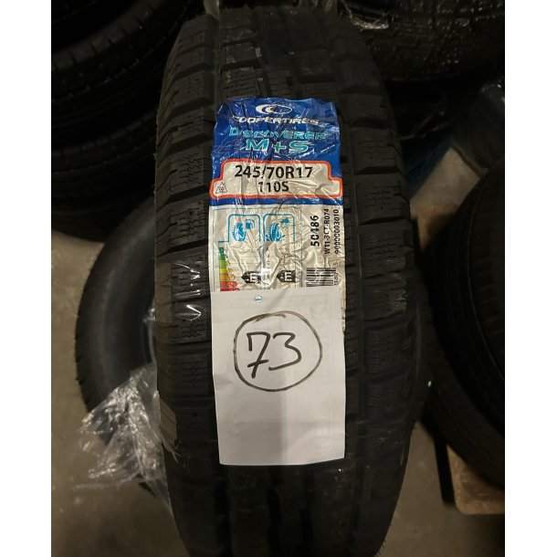245/70-17 COOPER DISCOVERER M+S, 4 stk, UGE 22-2015