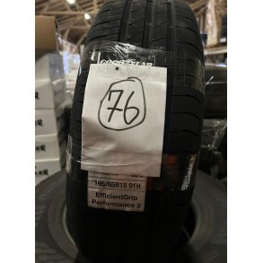 195/65-15 GOODYEAR EFFI GRIP, 2 stk, UGE 17-2024