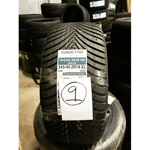 245/40-18 KUMHO ALL SEASON -HELRSDK, 2 stk  UGE 40-2021