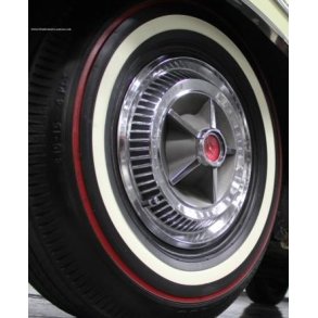 215/75-15 AUBURN PREMIUM WHITE&RED T-BIRD