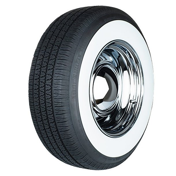 155/80-15 Kontio White Wall tire 2 1/8(55 mm)