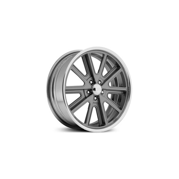 AMERICAN RACING SHELBY COBRA SL GRAY Mag Gray Center Polished Barrel 7x18 , ET=0, BS= min 4 max 4.75, 5x114.3