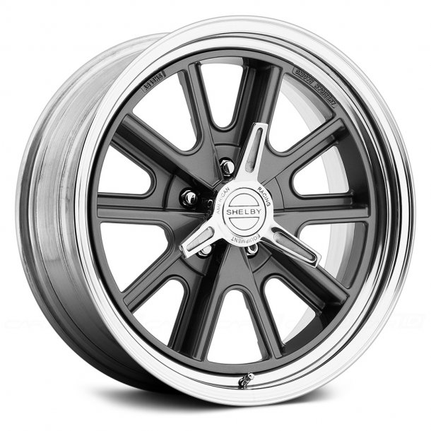 AMERICAN RACING VN427 COBRA Mag Gray/Polished 11x17 , ET=0, BS= min 3.375 max 7.625, 5x114.3
