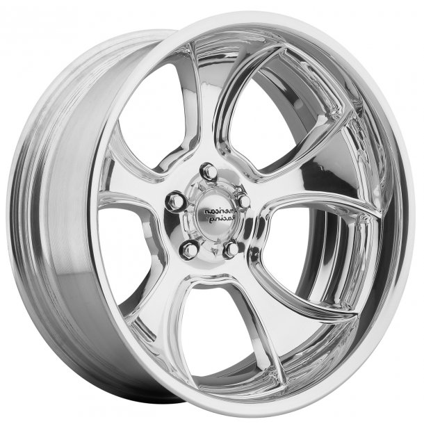 AMERICAN RACING GASSER High Luster Polished 10x18 , ET=0, BS= min 3.25 max 7.25, 5x120.65