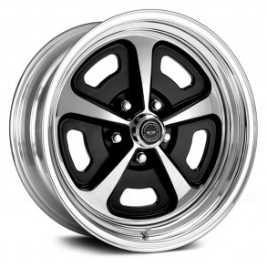 AMERICAN RACING VN500 Gloss Black And Polished Center Polished Barrel 5x15 , ET=0, BS= min 2.5 max 2.5, 5x114.3
