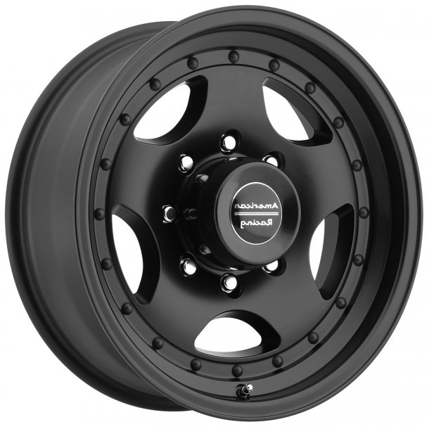AMERICAN RACING AR23 Satin Black w/ Clear Coat 8x15 , ET-19, BS=3.75, 5x127