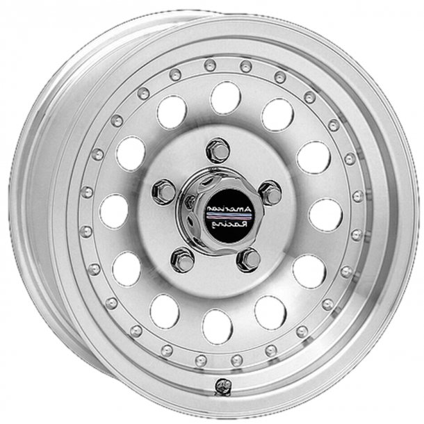 AMERICAN RACING AR62  OUTLAW II Machined w/ Clear Coat 7x15 , ET=-6, BS=3.76, 5x139.7
