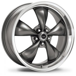 AMERICAN RACING AR105  TORQ THRUST M Anthracite w/ Machined Lip 9x18 , ET=24, BS=5.94, 5x114.3