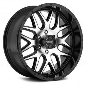 AMERICAN RACING VN701 Gloss Black w/ Machined Face 9x20 , ET=0, BS=5.71, 8x180