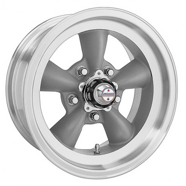 AMERICAN RACING VN309  TT O Vintage Silver w/ Machined Lip 7x15 , ET-6, BS=3.76, 5x120.65