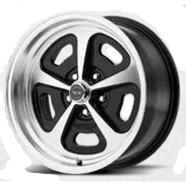 AMERICAN RACING AR-500 P Glossblack /Polished 8x17 , ET=1, BS=  4.5, 5x114.3