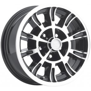AMERICAN RETRO GT6 Black /Polish 7x15 , ET=0, 5x114.3