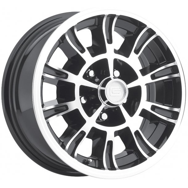 AMERICAN RETRO GT6 Black /Polish 7x15 , ET=0, 5x114.3