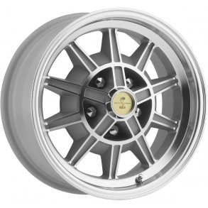 AMERICAN RETRO GT7 Black /Polish 7x17 , ET=0, 5x114.3