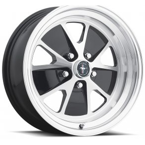 AMERICAN RETRO STYLED Black /Polish 8x17 , ET=0, 5x114.3