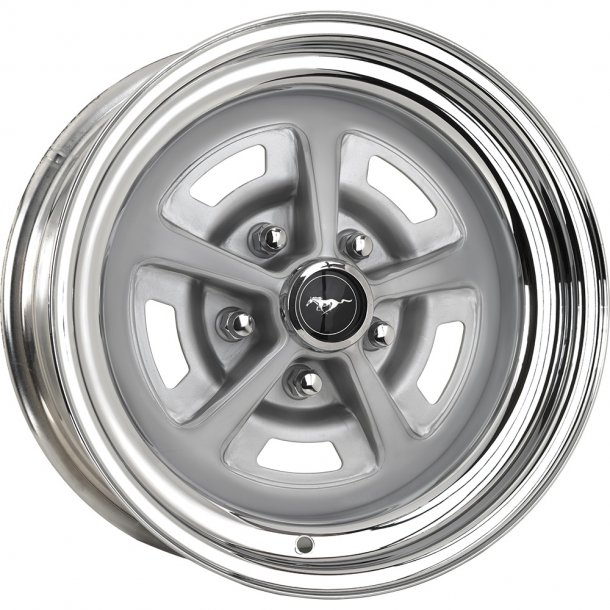 AMERICAN STEEL WHEEL BOSS 302 1969 Chrome Steel With Paint 8x15 , ET=0, BS=4.5, 5x114.3