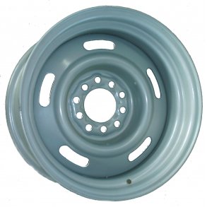 AMERICAN STEEL WHEEL CHEVELLE SS Silver With Black 10x15 , ET=0, BS=4,5, 5x120.65