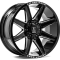 AXE ARTEMIS  10X20 ET -19   , 6x135,  Glossblack Milled , CB 106,2