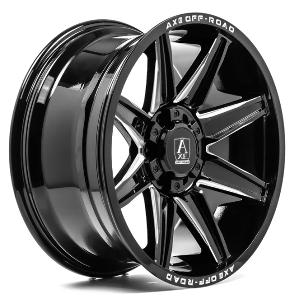 AXE ARTEMIS  10X20 ET -19   , 6x135,  Glossblack Milled , CB 106,2