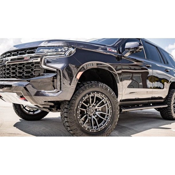 10x22 Fuel D680 Grey / Matteblack med dk , TPMS sensorer og mtrikker