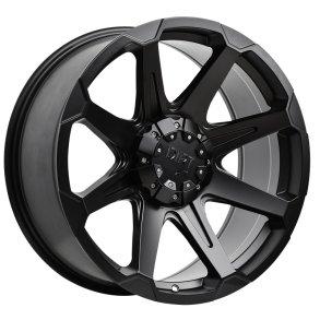 10x22 Dirt D05 Glossblack med dk , TPMS sensorer og mtrikker