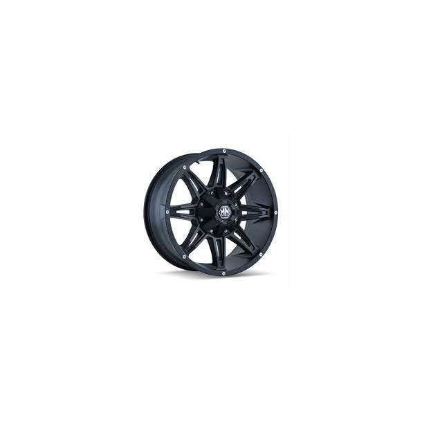 10x20 Mayhem Rampage Matteblack med dk , TPMS sensorer og mtrikker