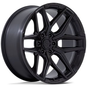 9x20 Fuel Flux Matteblack med dk , TPMS sensorer og mtrikker