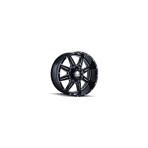 MAYHEM MONSTIR Glossblack /Milled 9x20 , ET=0, 5x127