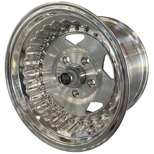 MUSCLE CAR CONVO BRUSHED FACE / MIRROR LIP 10x15 ET -12 5X114.3