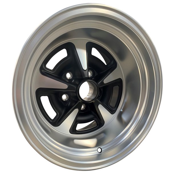 MUSCLE CAR RALLYE II MATTEBLACK / MACHINED 8X15 ET=0 5X120.65