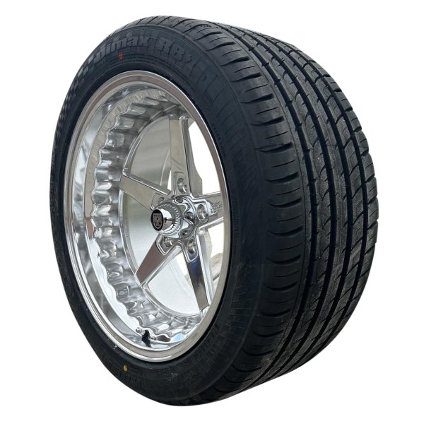 MUSCLE CAR RACEMASTER GLOSSBLACK / MILLED 8x18, ET 0, CB 83,2, 5x114,3