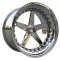 MUSCLE CAR RACEMASTER GLOSSBLACK / MILLED 8x18, ET 0, CB 83,2, 5x114,3