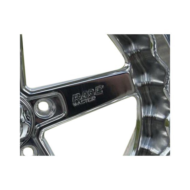 MUSCLE CAR RACEMASTER GLOSSBLACK / MILLED 8x18, ET 0, CB 83,2, 5x114,3