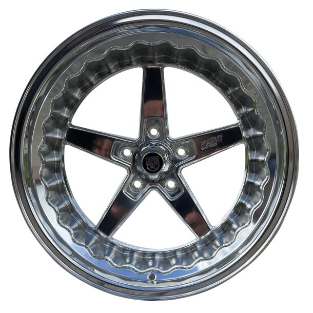 MUSCLE CAR RACEMASTER GLOSSBLACK / MILLED 8x18, ET 0, CB 83,2, 5x114,3