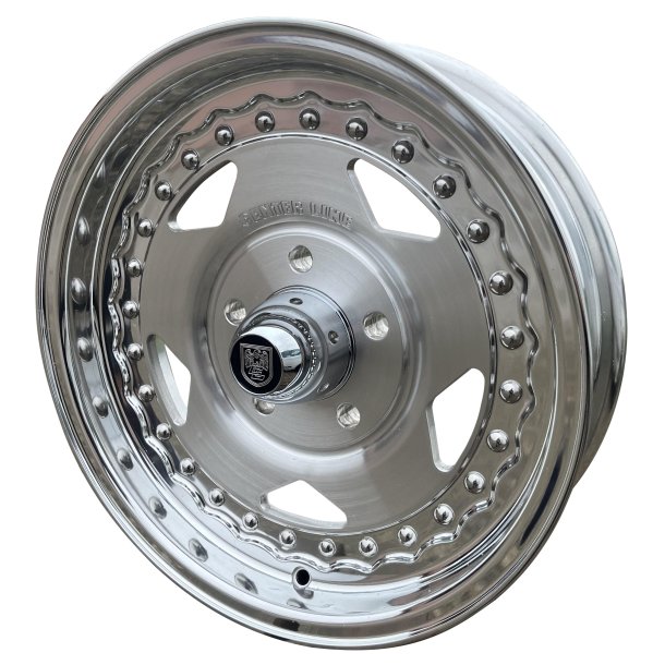 MUSCLE CAR CONVO BRUSHED FACE / MIRROR LIP 4x15 ET  19 5x114.3