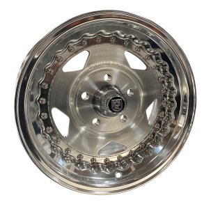 MUSCLE CAR CONVO BRUSHED FACE / MIRROR LIP 8x15 ET-6 5x127