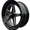 MUSCLE CAR RACEMASTER Glossblack / Milled 5.5x15, ET 0, 5x114.3