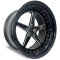 MUSCLE CAR RACEMASTER GLOSSBLACK / MILLED 8x18, ET 0, CB 83,2, 5x114.3